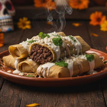 Prepara tamales de frijol para poner en tu altar de Día de Muertos en 1 hora y con solo 6 ingredientes