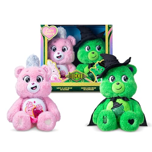 Care Bears x Wicked - Paquete de 2 Peluches