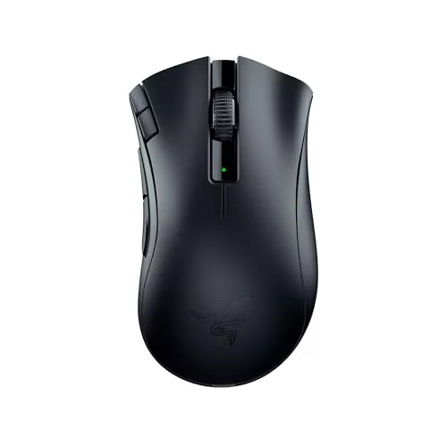 Razer DeathAdder V2 X Hyperspeed - Ratón Gaming inalámbrico, ergonómico para PC / Mac (interruptores mecánicos, Tecnologia Hyperspeed Wireless, Sensor óptico) Negro