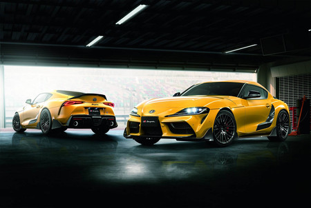Y este es el kit carrocería oficial de 24.000 euros de TRD para el Toyota GR Supra