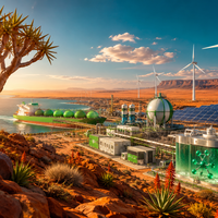 A África do Sul traça plano implacável no deserto do Kalahari para dominar a exportação de hidrogênio verde como combustível do futuro 