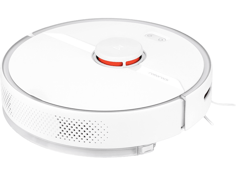 Robot aspirador - Roborock S6 Pure White, WiFi, 2000Pa, Friega, 0.48 l, Autonomía 2.5 h, Laser 360º, Blanco