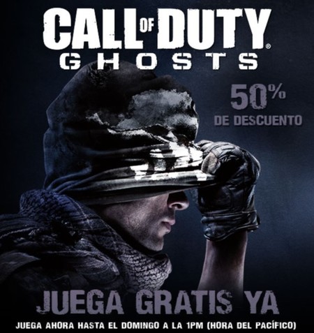 ¿Queréis jugar gratis a Call of Duty: Ghosts en Steam? Podéis hasta el domingo