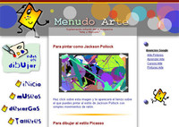 "Menudo Arte", página web para pequeños artistas