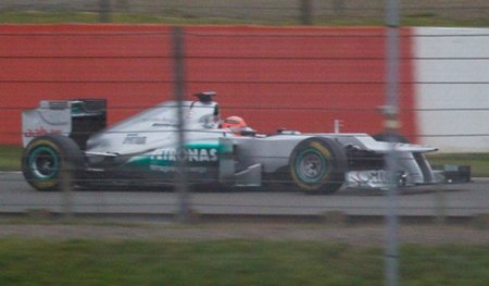 Desvelada nueva imagen espía del Mercedes F1 AMG W03