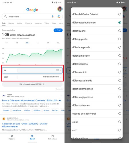 Conversor Moneda App Google