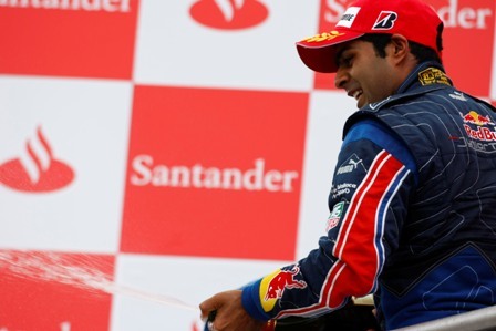 Karun Chandhok gana y Pantano abandona en el sprint de Hockenheim