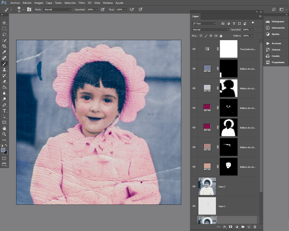 Cómo colorear fotos antiguas con