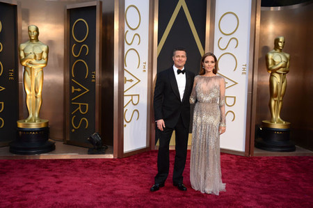 Brangelina se luce (pero mucho mucho) en la alfombra roja de los Oscars