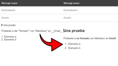 Usa Markdown para formatear correos electrónicos con Markdown Here