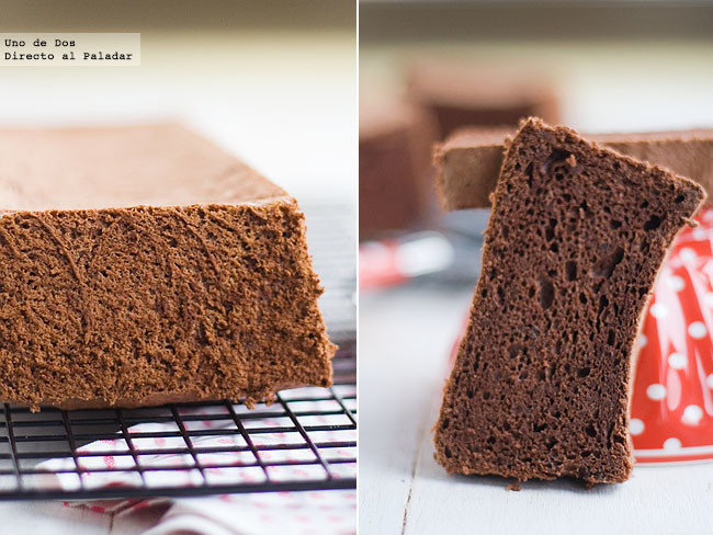 Bizcocho de claras y chocolate, receta para aprovechar claras de huevo