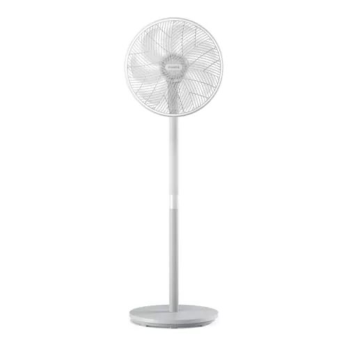 Philips Serie 2000 Ventilador de pedestal. Ultrasilencioso con tecnología SilentWings. 19 dB. Ventilador de pie y de sobremesa 2 en 1. Inclina y oscila. Temporizador de 12h. Blanco. (CX2550/00)