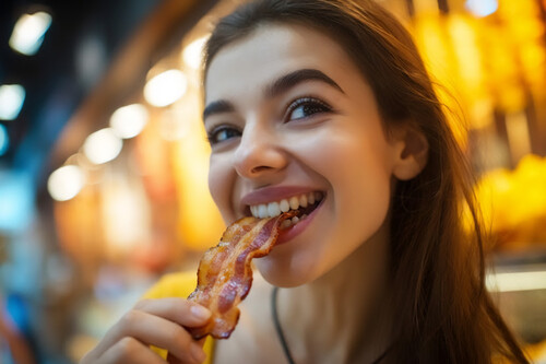 Nadie en su sano juicio diría que los veganos pueden comer bacon, y sin embargo tiene más sentido de lo que parece