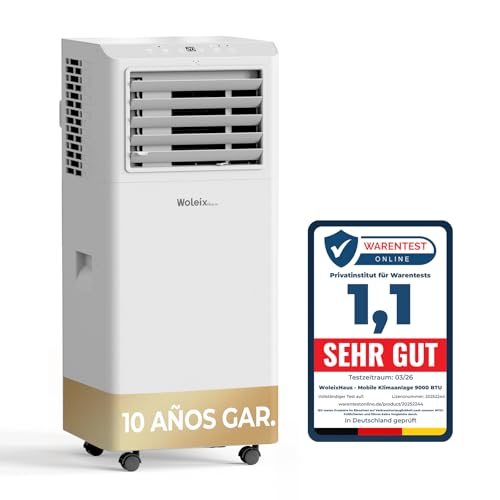 Aire Acondicionado Portátil 9000 BTU, 5 en 1