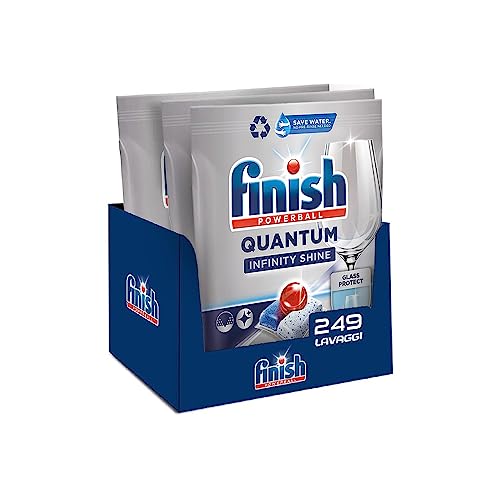 Finish Quantum Infinity Shine - 249 cápsulas