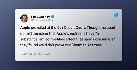 ティム・スウィーニーによるツイート