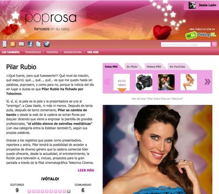 Poprosa 2.0: todo sobre tus famosos favoritos