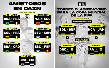 Dazn Amistosos Repesca