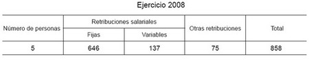 retribuciones 2008 ico