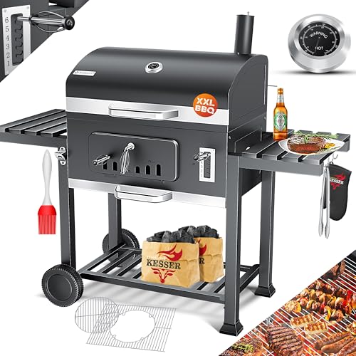 KESSER® Parilla de Carbón con Carrito