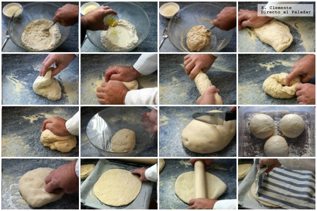 Masa de pizza casera Receta fácil, italiana y rápida de masa fina y