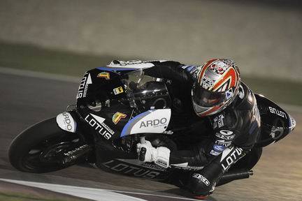 Álex Debón en la nueva Aprilia