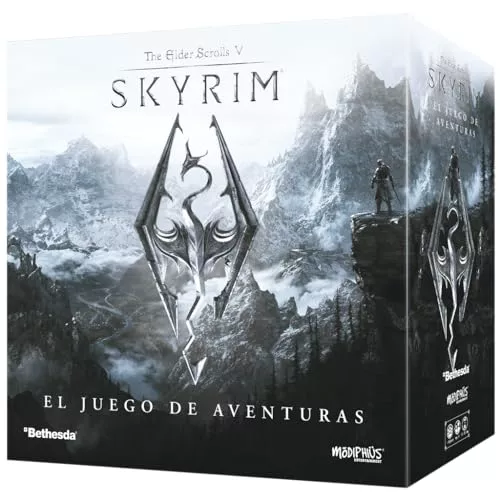 Modiphius Entertainment The Elder Scrolls V: Skyrim El Juego de Aventuras Juego de Mesa, A Partir de 14 Años, De 1 a 4 Jugadores, 60-120 Minutos por Partida, Español