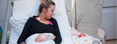 Cuna de colecho en una maternidad de los Países Bajos