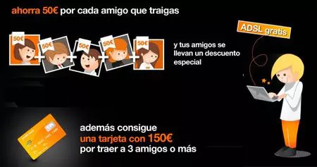 Orange "Invita y Ahorra" y ahorra hasta ¡250 euros! en tus facturas