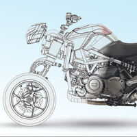 Aprilia podría lanzar una moto de tres ruedas que haría frente a la Yamaha Niken, según estas patentes