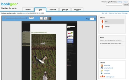 BookGoo, anotación colaborativa de documentos