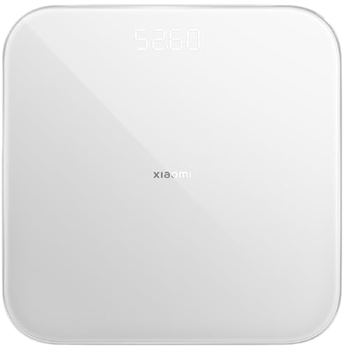 Xiaomi Smart Scale S200 - Báscula de Baño Inteligente, 4 Métricas de Salud, Sensor de Alta Precisión, Vidrio Templado, Color Blanco