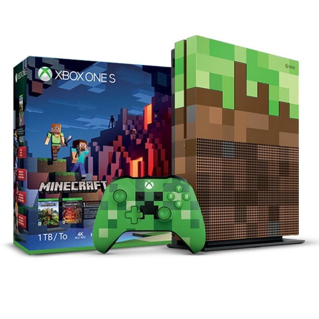 Pack Xbox One S 1TB Edición Limitada Minecraft por sólo 229 euros y