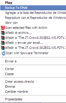 Backup to EMail