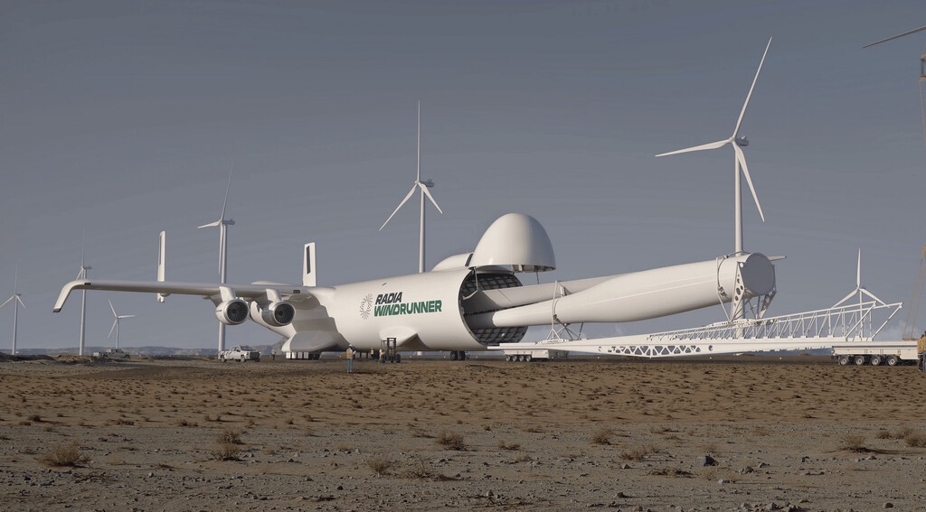El nuevo avión más grande del mundo será una bestia para revolucionar la eólica. La gran pregunta es si volará 