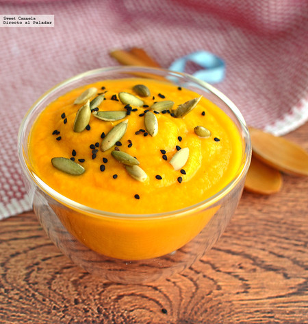 Sopa fría de zanahoria y papaya. Receta para el verano