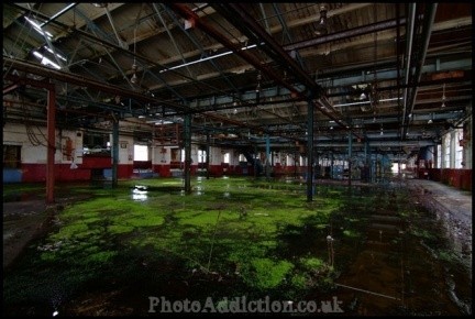 Un paseo por la fábrica abandonada de MG-Rover de Longbridge