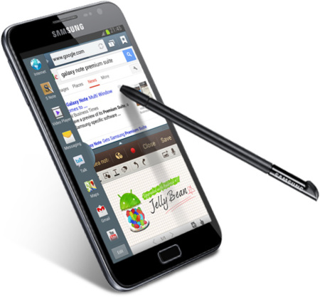 Samsung Galaxy Note se actualizará dentro de poco a Jelly Bean con las aplicaciones del Note 2