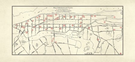 Así era la red de recarga para coches eléctricos de Manhatan en... 1923