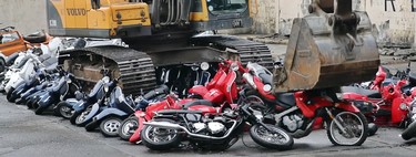 Dolor extremo es ver cómo Filipinas destruye 100 motos a la vez para dar una lección al narcotráfico