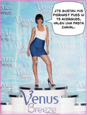 Las piernas de Rihanna