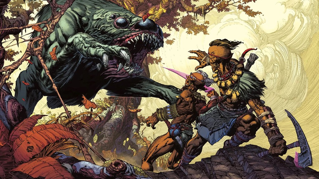 Entre Invencible y The Walking Dead, Robert Kirkman todavía ha tenido tiempo para una sangría tribal Entre Invencible y The Walking Dead, Robert Kirkman todavía ha tenido tiempo para una sangría tribal