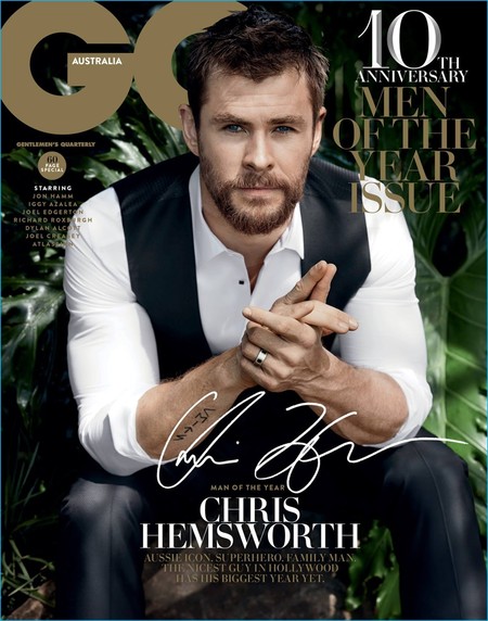 Chris Hemsworth elegido hombre del año por GQ Australia
