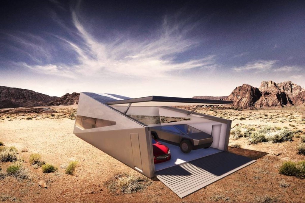 Cybunker es el nuevo y revolucionario garage desarrollado para tu Tesla Cybertruck