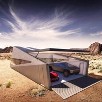 Cybunker es el nuevo y revolucionario garage desarrollado para tu Tesla Cybertruck