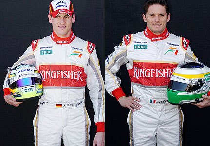 Force India mantendrá su pareja de pilotos para 2009
