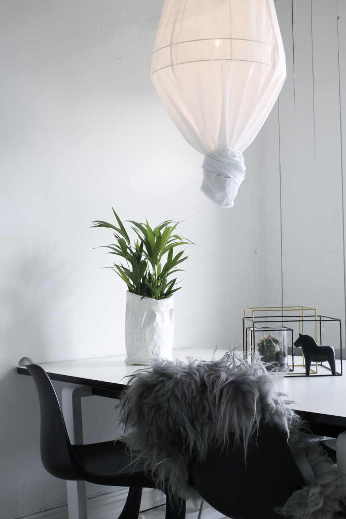 Lámparas cubiertas de tela, ¿comprar o DIY?