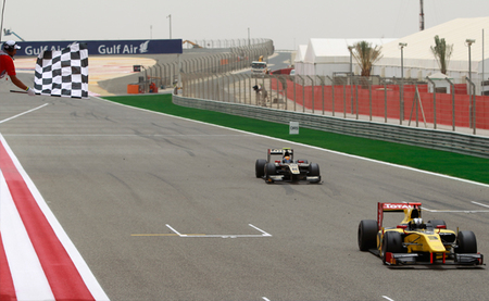 Llegada Bahréin 2012 GP2 Carrera 2