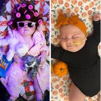 Los adorables disfraces de Halloween de unos bebés recién nacidos ingresados en la UCI  