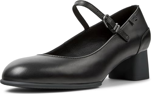 Camper Damen Katie Mary Jane Halbschuhe, Schwarz (Black 1), 37 EU